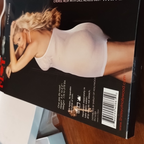 NIB Mesh Chemise white - Picture 2 of 2